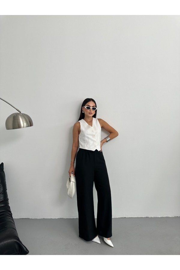 Viskon Keten Pantolon